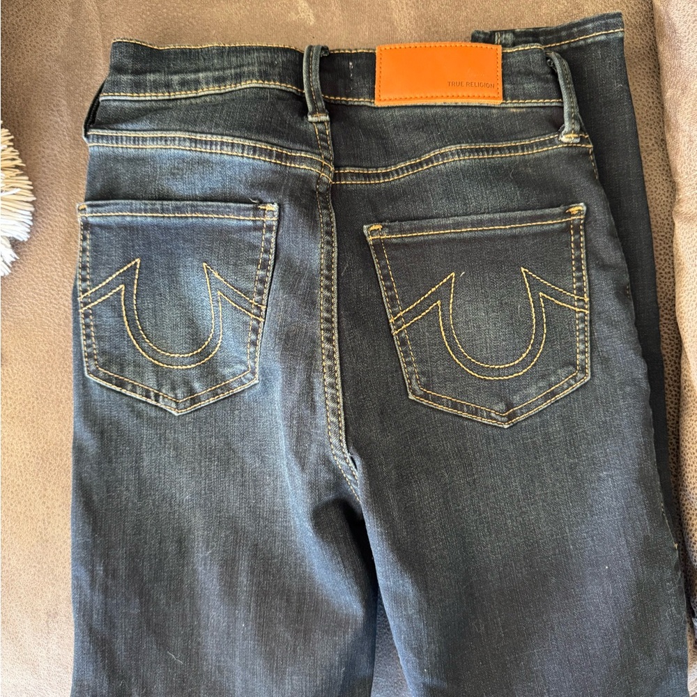 True Religion Women's Dark Wash Jeans